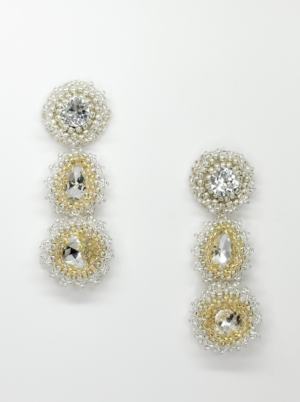 Aretes Antonia Elegantes tejidos a Mano por Dekoloving