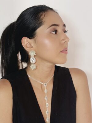 Aretes Doble flor