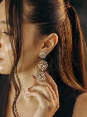 Aretes Gloss Bordados a Mano